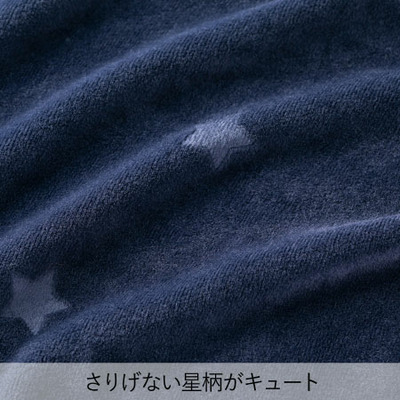 Rosemadame 授乳しやすいベロア素材の星柄ワンピースパジャマ_補足画像06