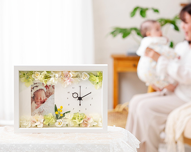 感謝を伝える花時計