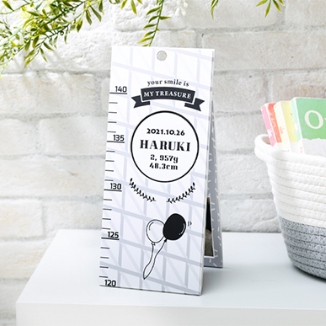 メモリ付き身長計フォトフレーム