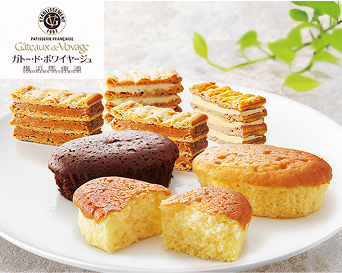ガトー・ド・ボワイヤージュ ミルフイユとスフレの詰め合わせ