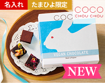 CocoChouChou 名入れヴィーガン生チョコレート詰め合わせ
