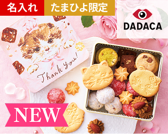 DADACA 名入れこねこのこねこねクッキー缶
