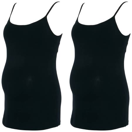 アンダーフリー!授乳モールドブラキャミ2枚セット ブラック×ブラック たまひよSHOP