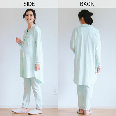 【特別価格】【綿100％】授乳＆お世話しやすい産後も快適なマタニティパジャマ_補足画像03