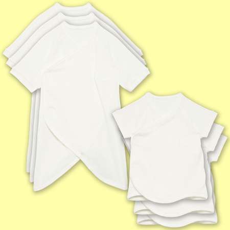 【送料無料】Baby Kurumii プレミアム短&コンビ肌着6枚組 ホワイト たまひよSHOP