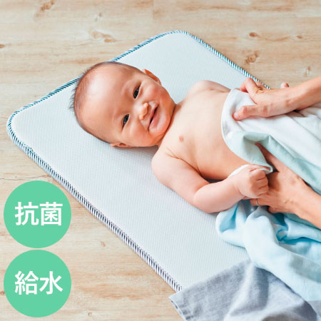 抗菌加工のふかふか湯上りマット2枚セット グレー たまひよSHOP
