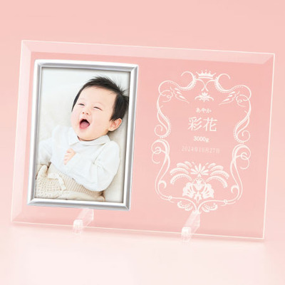 【旬ギフト】名入れフォトフレームとアンリ・シャルパンティエ タルトセットC_補足画像01