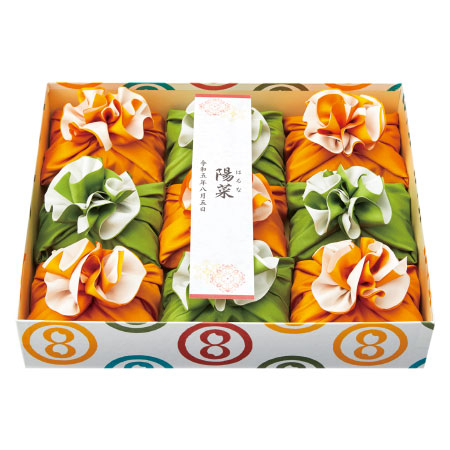 ＜たまひよSHOP＞【送料無料】【期間限定】京都 八代目儀兵衛 名入れお米ギフトフラワーラッピング9袋〈向日葵〉 たまひよSHOP・たまひよの内祝い
