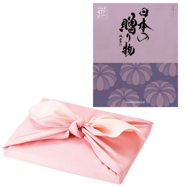 ＜たまひよSHOP＞【送料無料】【期間限定】日本の贈り物 江戸紫 風呂敷包み〈桜色〉 たまひよSHOP・たまひよの内祝い