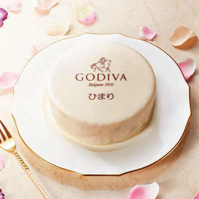 ゴディバ 名入れホワイトチョコレートケーキとプルミエ マニフィーク_補足画像01
