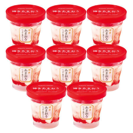 【送料無料】【期間限定】博多あまおうたっぷり苺のアイス8個入 たまひよSHOP・たまひよの内祝い