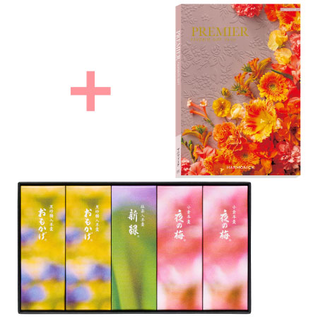 【旬ギフト】とらや 小形羊羹5本入〈春限定パッケージ〉とプルミエ マニフィーク