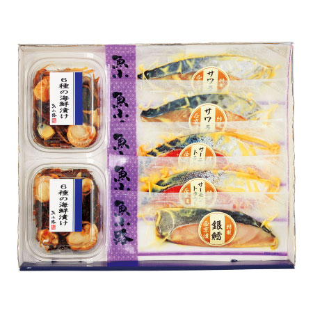 【送料無料】【期間限定】魚小路 海鮮漬けと西京漬7点セット たまひよSHOP・たまひよの内祝い