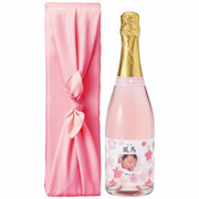 【期間限定】菊水酒造 写真&名入れ桜スパークリング風呂敷包み