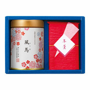 【旬ギフト】伊藤茶園 名入れ強火宇治煎茶1缶と羊羹セット