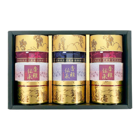 【送料無料】静岡銘茶 香雅伝承 3缶セットG たまひよSHOP・たまひよの内祝い