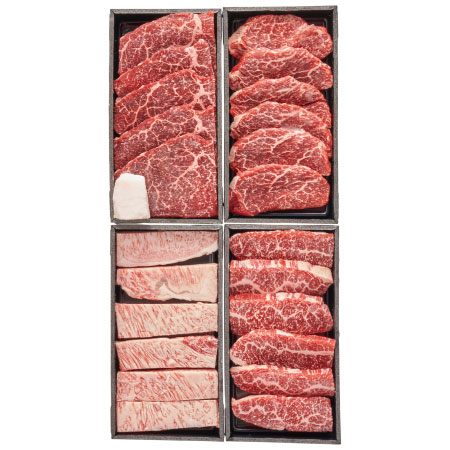 【プレミアム優待】スギモト 松阪牛焼肉食べ比べ480g_