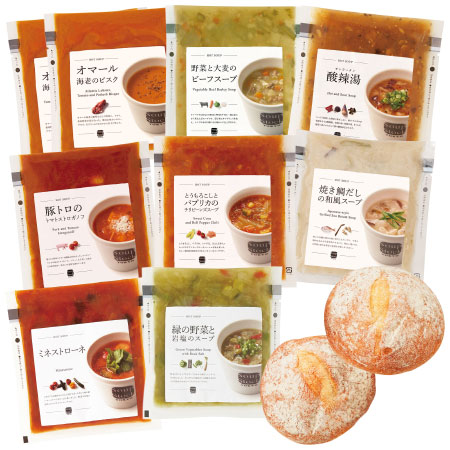 【旬ギフト】スープストックトーキョー 人気のスープと野菜を楽しむスープセットB_