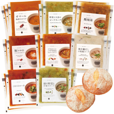 【旬ギフト】スープストックトーキョー 人気のスープと野菜を楽しむスープセットD