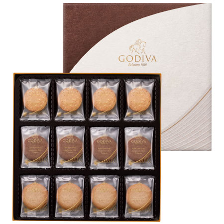 【プレミアム優待】ゴディバ ラングドシャクッキーアソートメント41枚入