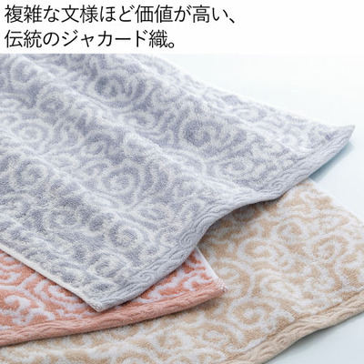 【プレミアム優待】今治謹製 木箱入り紋織タオルセットJ（ピンク）_補足画像04