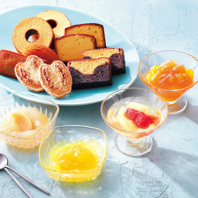 【旬ギフト】パティスリー キハチ 名入れ季節のゼリーと焼菓子ギフトB_補足画像01