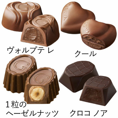 【旬ギフト】ゴディバ グランプラス59粒入と今治フラワータオルH_補足画像05