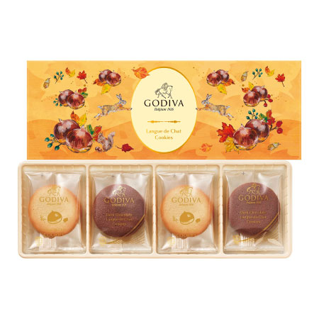 【旬ギフト】ゴディバ モンブランラングドシャクッキーアソートメント8枚入