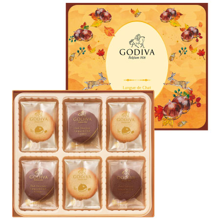 【旬ギフト】ゴディバ モンブランラングドシャクッキーアソートメント18枚入