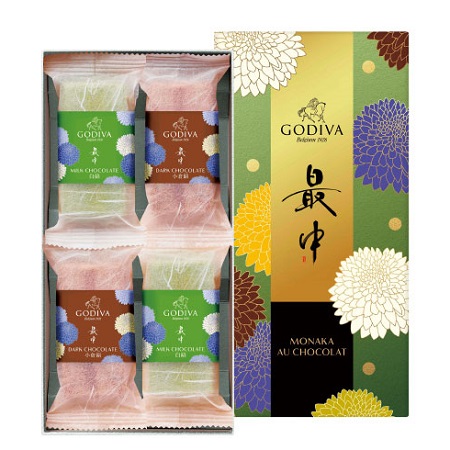【旬ギフト】ゴディバ 最中 オ ショコラ4個入