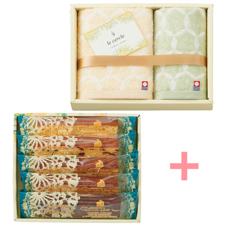 【旬ギフト】キル フェ ボン バトンアソート5本入と今治タオルC_