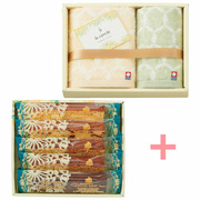 【旬ギフト】キル フェ ボン バトンアソート5本入と今治タオルC