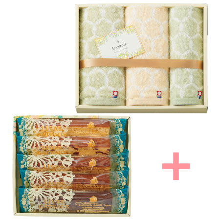 【旬ギフト】キル フェ ボン バトンアソート5本入と今治タオルD_