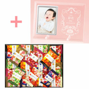 【旬ギフト】名入れフォトフレーム（小）と金澤兼六製菓 金澤小町A