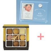 【旬ギフト】名入れ時計付きフォトフレームとアンリ・シャルパンティエ プティ・タ・プティS