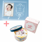 【旬ギフト】名入れフォトフレーム（小）とキル フェ ボン ブール ドゥ フリュイ アソート20個入