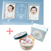 【旬ギフト】名入れフォトフレーム（大）とキル フェ ボン ブール ドゥ フリュイ アソート28個入