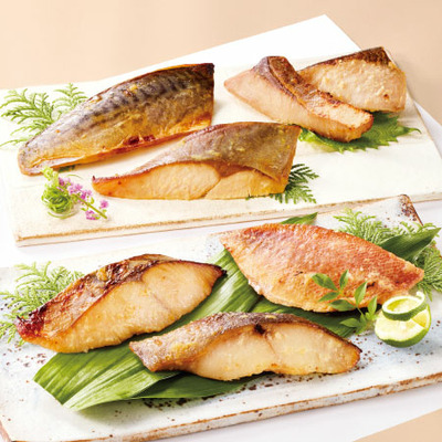 【旬ギフト】京料理 美濃吉 西京焼き魚詰合せ8切入_補足画像01