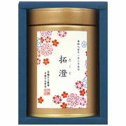 【旬ギフト】伊藤茶園 名入れ宇治煎茶1缶〈梅〉