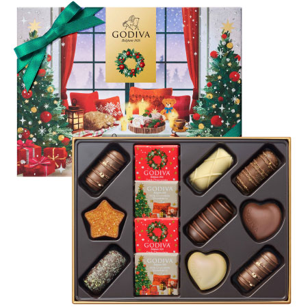 【旬ギフト】ゴディバ ブッシュ ド ノエル アソートメント13粒入_