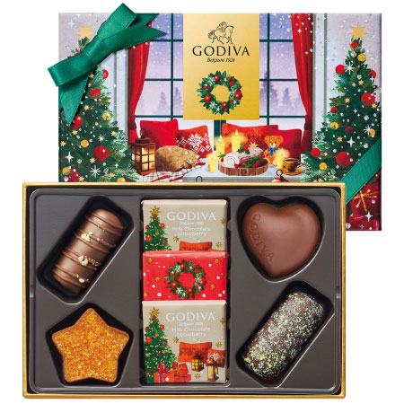 【旬ギフト】ゴディバ ブッシュ ド ノエル アソートメント7粒入_