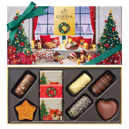 【旬ギフト】ゴディバ ブッシュ ド ノエル アソートメント9粒入