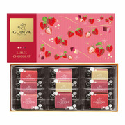 【旬ギフト】ゴディバ サブレショコラ〈ストロベリーアソートメント〉9個入