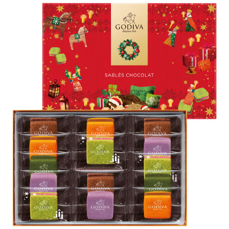 【旬ギフト】ゴディバ ホリデーサブレショコラ14個入_