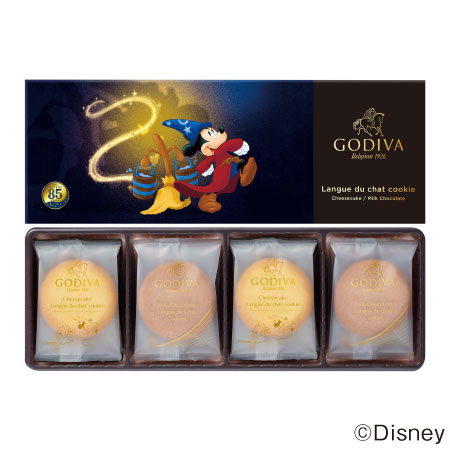 【旬ギフト】ゴディバ×ファンタジア チーズケーキラングドシャクッキーアソートメント8枚入