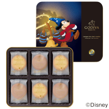 【旬ギフト】ゴディバ×ファンタジア チーズケーキラングドシャクッキーアソートメント18枚入_