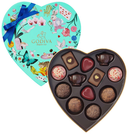 【旬ギフト】ゴディバ アリスのティーパーティセレクション 12粒入_