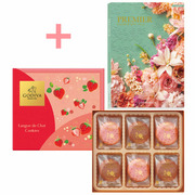 【旬ギフト】ゴディバ あまおう苺ラングドシャクッキーアソートメント18枚入とプルミエ シャルマン
