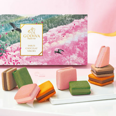 【旬ギフト】ゴディバ サブレショコラ〈桜〉9個入_補足画像01