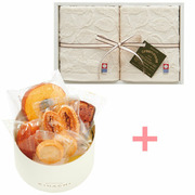 【旬ギフト】パティスリー キハチ シーズナルアソートSボックスと今治タオルI